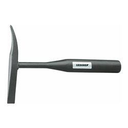 Gedore 77 ST-400 Schweißerpickhammer mit Stahlrohrstiel, 400 g