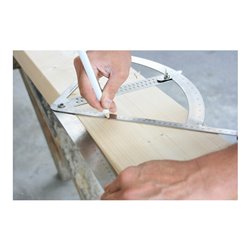 hedue Anreißgerät Set Alpha Classic 500mm Buchenholzschmiege VA rostfrei