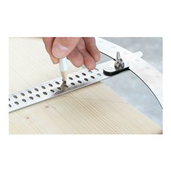 hedue Anreißgerät Set Alpha Classic 500mm Buchenholzschmiege VA rostfrei