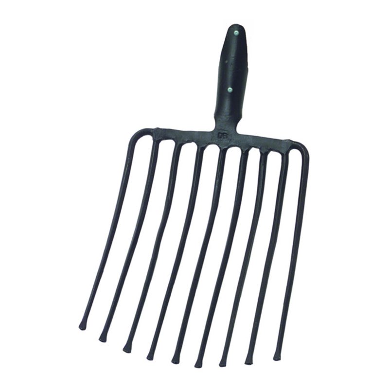 Idealspaten Steingabel Ideal 6 Zinken schwarz