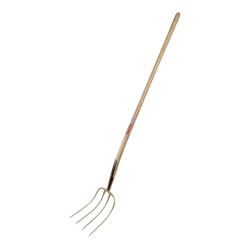 Freund Victoria Dunggabel Erntekönig Zinken-L.310mm 4 Zinken süddeutsch geschmiedet,m.Stiel