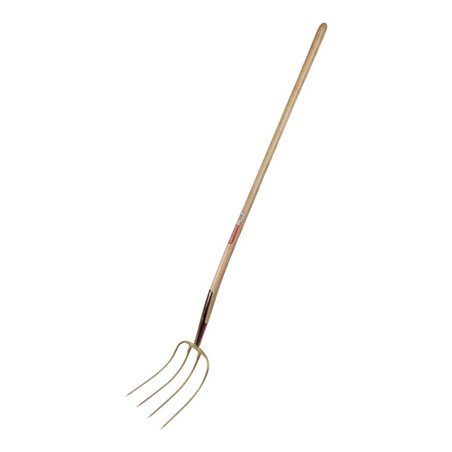 Freund Victoria Dunggabel Erntekönig Zinken-L.310mm 4 Zinken süddeutsch geschmiedet,m.Stiel