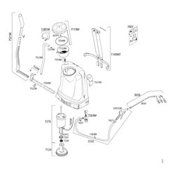 MESTO RS125 Rückenspritze, 12,0 L Kunststoffpumpe