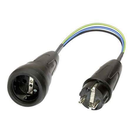 BENNING Messadapter f.1phasige Verbraucher Schutzkontaktstecker Schutzkontaktsteckdose