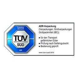 Hünersdorff Doppelkanister PROFI 6+3 L, HD-PE natur mit Satteltasche + Einfüllsysteme