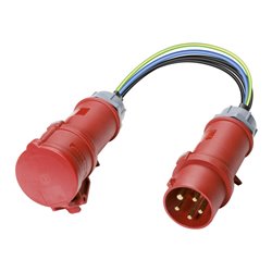 BENNING Messadapter f.3phasige Verbraucher 16 A CEE/CEE f.Art.Nr.4000828883