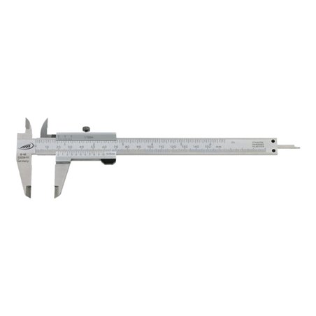 Helios Preisser Taschenmessschieber rostfreier Stahl Schraube 1/20 mm +1/128' 150 x 40 mm