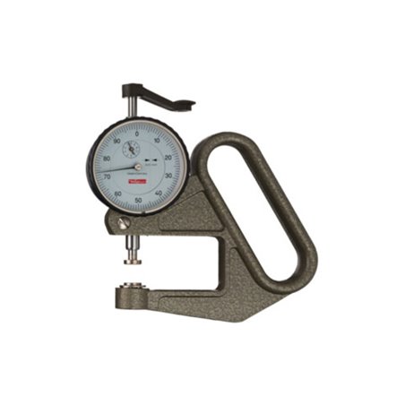 Dickenmessgerät J 50 0-10mm Abl. 0,01mm fl. 10cmm m. Kal. Käfer