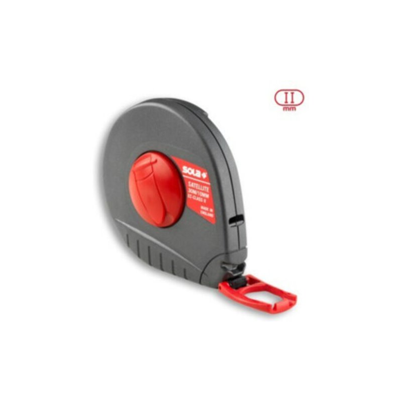 Sola Kapselbandmaß L.20m B.10mm weiß lackiert Genauigk.II