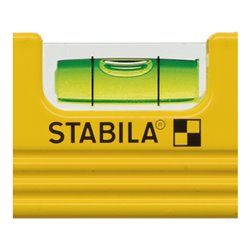 STABILA Wasserwaage Type 81 S Torpedo 25 cm mit Gürteltasche