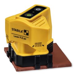 STABILA Bodenlinienlaser FLS 90 Reichweite 15 m mit Tasche, Zielplatte