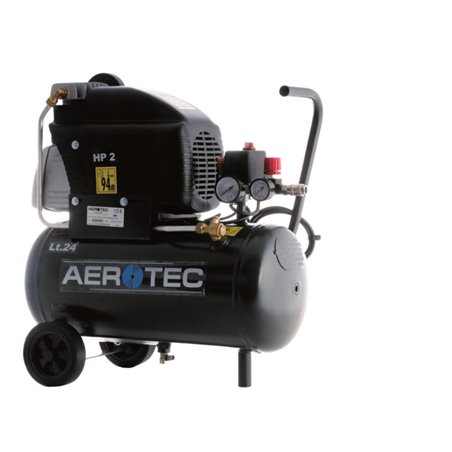 Aerotec Kompressor 220-24, 210L/130L/8bar/24L/1,5KW/fahrbar/230V