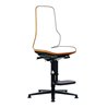 bimos Arbeitsstuhl Neon Basisst. Gleiter Aufstiegh. Flexb. orange Sitzh. 590-870 ohne Polster