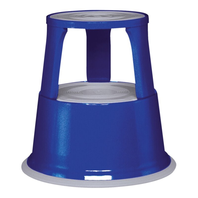 Rollhocker Stahlbl.blau H.mit/o.Belastung 430/440mm D.oben 295mm D.unten 435mm