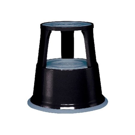 Rollhocker Stahlbl.lichtgrau H.mit/o.Belast.430/440mm D.oben 295mm D.unten 435mm