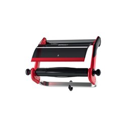 Tork Putztuchwandhalter Ku./Metall rot/schwarz B.646xH.463xT.274mm f. Rollen-B.430mm