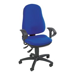 Topstar Bürodrehstuhl royalblau Lehnen-H.580mm Sitz-H.420-550mm ohne Armlehnen