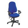 Topstar Bürodrehstuhl royalblau Lehnen-H.580mm Sitz-H.420-550mm ohne Armlehnen