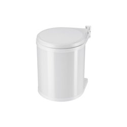 Hailo Compact-Box M, Einbau-Mülleimer, 15 ltr, Weiß