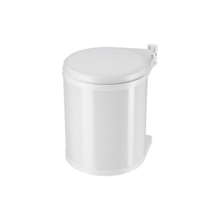 Hailo Compact-Box M, Einbau-Mülleimer, 15 ltr, Weiß