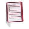 Durable Wandhalter VARIO wall 5 Sichttafeln Rot