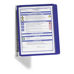 Durable Wandhalter VARIO wall 5 Sichttafeln Dunkelblau