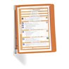 Durable Wandhalter VARIO wall 5 Sichttafeln Orange