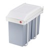 Hailo Multi-Box duo L, Einbau-Mülleimer, 2x14 ltr