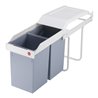 Hailo Multi-Box duo L, Einbau-Mülleimer, 2x14 ltr