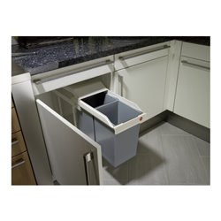Hailo Multi-Box duo L, Einbau-Mülleimer, 2x14 ltr