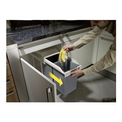 Hailo Multi-Box duo L, Einbau-Mülleimer, 2x14 ltr