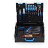 Gedore Werkzeugkoffer L-BOXX 136, Set 23-teilig, gefüllt, Werkzeug für Auszubildende, im Kunststoffkoffer, 1100-BASIC