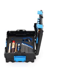 Gedore Werkzeugkoffer L-BOXX 136, Set 23-teilig, gefüllt, Werkzeug für Auszubildende, im Kunststoffkoffer, 1100-BASIC