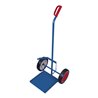 VARIOfit Stahlflaschenkarre für Propangasflasche Vollgummibereifung Schaufel 360 x 365 mm Höhe Sicherungskette 385 mm