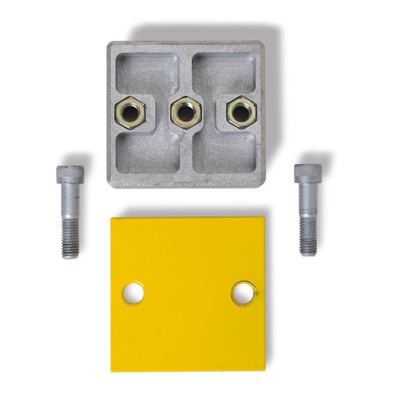 Moravia VerlängerungsSet Alu/fb GELB MIT Flansch