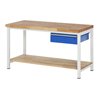 Rau Werkbank Modell 8001 mit Ablageboden BxTxH 1500x700x840mm