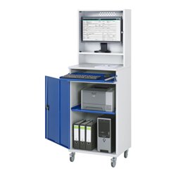 Rau Computer-Schrank - Modell 65 BxTxH 650x520x1860mm