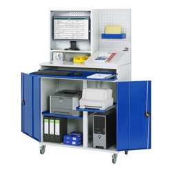 Rau Computer-Schrank - Modell 67 BxTxH 1100x520x1860mm