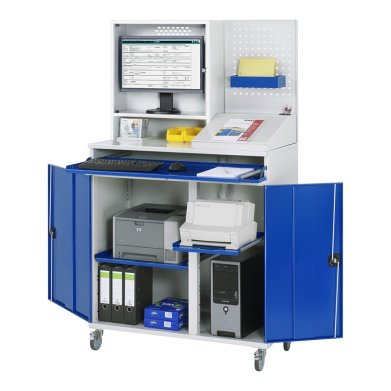 Rau Computer-Schrank - Modell 67 BxTxH 1100x520x1860mm