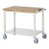Rau Fahrbare Werkbank mit Querstrebe BxTxH 1000x700x880-1080mm