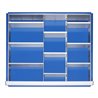 Rau Schubladen-Einteilungs-Set Schublade-XL H 120-150mm 2 Trenn + 9 Steckwände