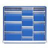 Rau Schubladen-Einteilungs-Set Schublade-XL H 60-90mm 2 Trenn + 9 Steckwände