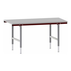 Rocholz Pack- und Arbeitstisch SYSTEM 1600 1600x800x690-960 mm