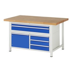 Rau Werkbank Modell 8922, B 1500 x T 900 x H 840mm