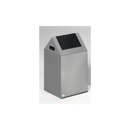 VAR Wertstoffsammelgerät WSG 40 S Korpus silber Einwurfklappe anthrazit 43 l