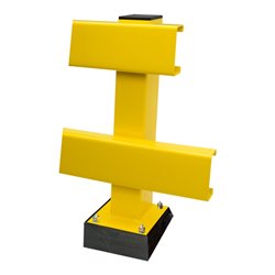 Moravia PU-Federelement SWING 146/166/50 schwarz f/RammBügel + RammPlanken