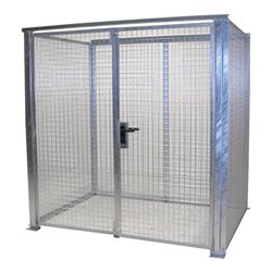 Bauer Südlohn Gasflaschen-Container GFC-M2-DF, feuerverzinkt