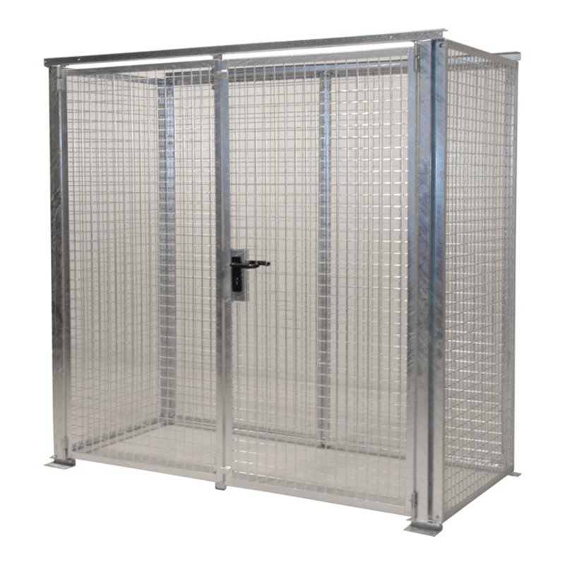 Bauer Südlohn Gasflaschen-Container GFC-M1-DF, feuerverzinkt