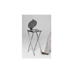 VAR Scherenständer mit Fußpedal Deckel silber