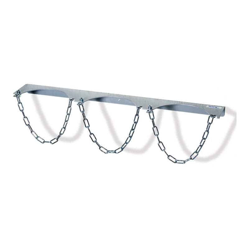 fetra Stahlflaschen-Wandhalterung 3 x 140 mm